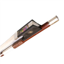 Professional Brazilian Sandalwood Violin Bow 3/4 Grade Handcrafted Balanced for Students and Pros