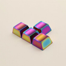 4 St Keycaps Nyckelkapslar i Aluminiumlegering Slitstarka Nyckelkapslar DIY Gaming Keycaps Mekaniska Tangentbord Keycaps
