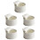 5Pièces Ramequins Céramique Utilisation Décor Bol Pudding 5