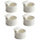 5Pièces Ramequins Céramique Utilisation Décor Bol Pudding 6