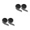 4Rolls DIY Iron-on Tape Black Polyester Hemming Tape Strong Adhesion 4