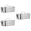 3Pièces Boîte Repas Acier Inoxydable Compacte Portable Usage 6
