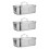 3Pièces Boîte Repas Acier Inoxydable Compacte Portable Usage 7
