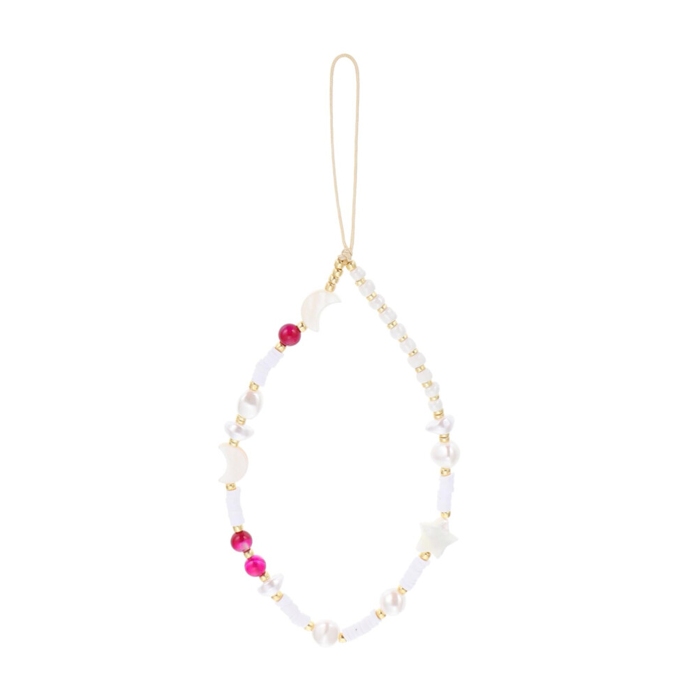 Pearl Beaded Phone Strap For Women, Handmade AntiâDrop Wrist Lanyard With Elegant Decorative Charm 9073542905189