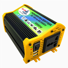 Auto Wechselrichter Spannungswandler Modifizierter Sinus Wechselrichter DC12V zu AC 220V 3000W Konverter Dual USB