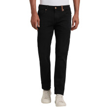 Ανδρικά Μαύρα Slim Tapered Τζιν με Σκοτεινή Πλύση