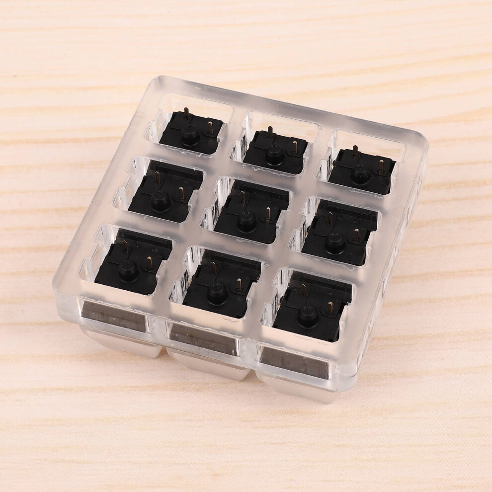 Acrylic Keyboard Tester 9 Clear Plastic Keycap Sampler For Mx Switches Black 4711483334174