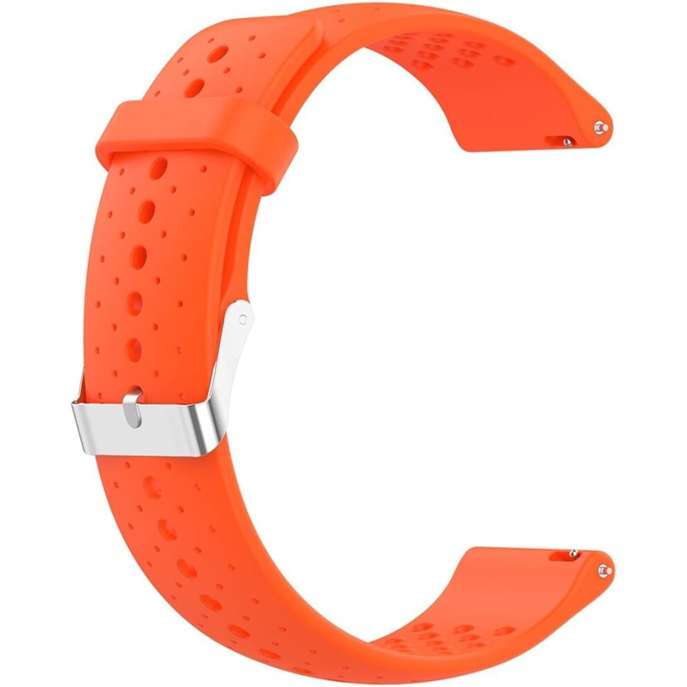 22Mm Silicone Sport Strap Waterproof Quick Release Watch Band For Polar Vantage V3 M2 Grit X Orange 9330225230106