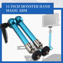 YELANGU 11 Inch Magic Articulated Arm Magic Arm Rig  for Mounting Monitor Video Light DSLR Camera Studio Accessories
