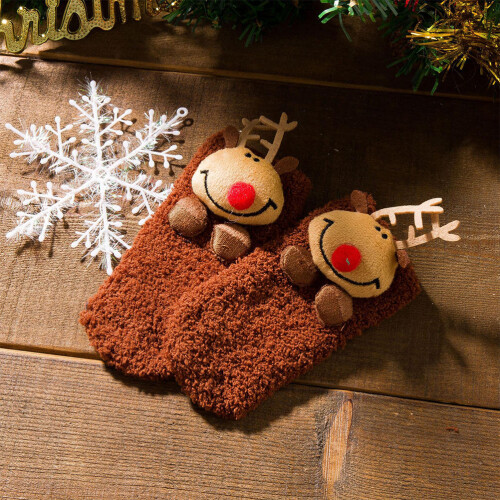 Kerst Baby Met Cartoon Patroon Antislip 1