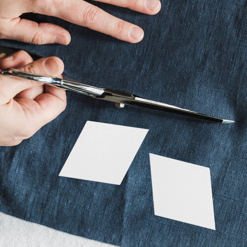 100St Papiermal Quilt Diamond Wit Voor Naaiprojecten Patchwork 2