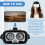 VR Headset with Controller for Smartphone, Immersive 360 Viewing, Adjustable Focus, White 4.7–6.5' 2