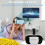 VR Headset with Controller for Smartphone, Immersive 360 Viewing, Adjustable Focus, White 4.7–6.5' 4