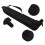 Compact Drumstick Holder Bag with FourPair Capacity, Quick Access Storage, Durable Black Organizer 3