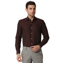 Peter England Ανδρικό Slim Fit Επίσημο Πουκάμισο (Pisfeslp245920_Schwarz34 44)