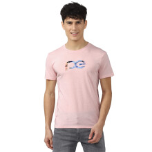 Peter England Herre Slim T-Shirt (Pjkcpsnfe13920_Peach M)