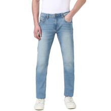 Peter England Ανδρικό Τζιν Λιλά Ανοιχτού Χρώματος Skinny Fit