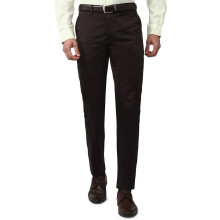 Peter England Heren Slim Casual Broeken (Pctfcslbt47338_Bruin)