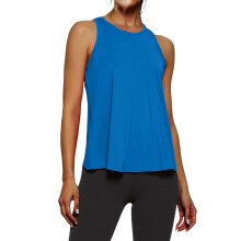 Women's ice silk sports vest, quick-drying sleeveless-Blue XXL