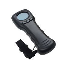 Digital Luggage Scale 50kg LCD Display Hanging Weight Scale for Suitcases with Auto Lock and Nonslip Handle