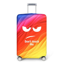 Luggage Cover 2932 Inch Stretch Fit Suitcase Protector with Impact Protection and Scratchproof Shield Ivory