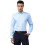 Ανδρικό Μπλε Slim Fit Επίσημο Πουκάμισο Μακρυμάνικο 1