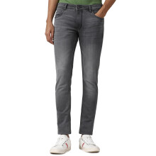 Peter England Heren Skinny Jeans (Pjdncskfa20059_Medium Blue_82)
