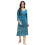 Rangriti Women'S Blue Viscose Printed Straight Kurta_38 1