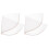 2Pcs Brown Lace Frontal Wig Net Soft Durable Lace Base for DIY Wigs 1