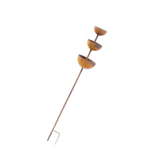 Metal Rainwater Collector Rain Catchers Garden Stake-Bird baths
