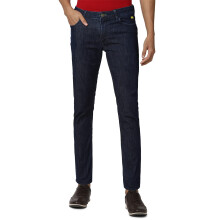 Peter England Heren Slim Jeans (Pjdnjstfj38852_Navy_30)