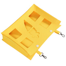 Unbranded Hamsters Rabbit Straw Bag 33.00x31.00x8.00cm Yellow