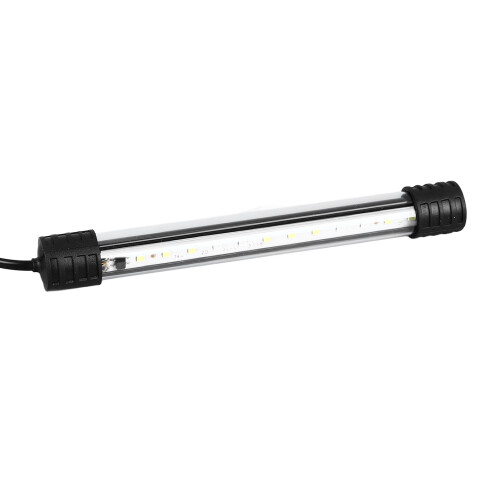 LED Aquarium Light 6.7in/17cm White/Blue Glass 1