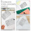 3Pcs Stainless Steel Erasing Shield Drawing Drafting Tool for Crafts 6