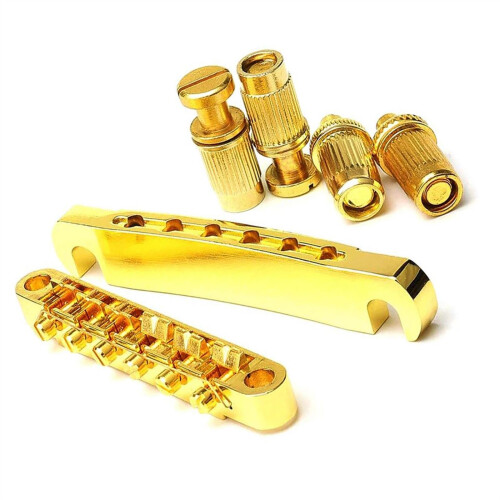 Replacement Bridge and Tailpiece Set with Studs, Stable Tone Transfer, Easy Installation for Les Paul SG
