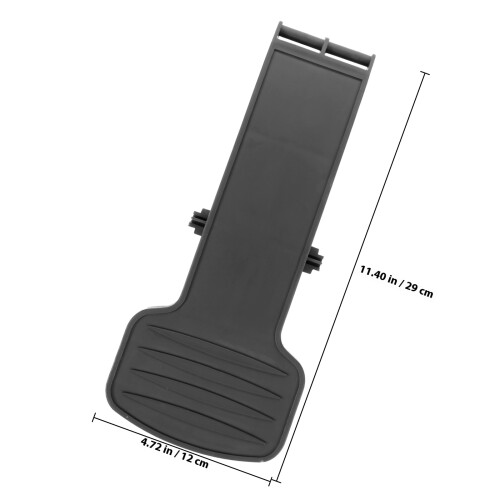 Large Plastic Pedal Device Dark Grey Garbage Bin Pedal for Garden 1