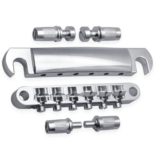 Replacement Bridge and Tailpiece Set with Studs, Stable Tone Transfer, Easy Installation for Les Paul SG 2