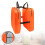 Foldable Travel Luggage Organizer with Adjustable Straps MultiPocket Storage, Orange 5
