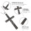 Cross Shaped Alloy Drum Key Tuning Tool with Hanging Chain for Quick Drum Tuning 2