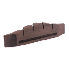 4 String Guitar Bridge Wooden Replacement for Bass and Acoustic Guitars Durable Easy DIY Install