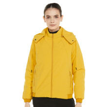 Qube By Fort Collins Polyester Dames Parka Korte Jas (Bd84501Az_Cyber, Geel)