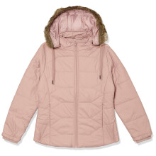 Qube By Fort Collins Polyester Dames Parka Jas (Bd30123Az_Lichtroze, Groot)