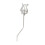 Adjustable Foldable Music Sheet Holder for Saxophone, Lightweight Marching Lyre Clip Stand Silver 1