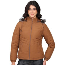 Qube By Fort Collins Damesjas, Be17104Az, Bruin, XL