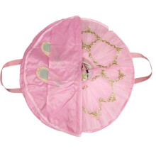 Ballet Tutu Bag for Girls Waterproof Foldable Pink Dance Garment Bag with Adjustable Strap 80CM