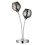 Marple 2 Light 43cm Table Lamp Smoked Glass Shades 2