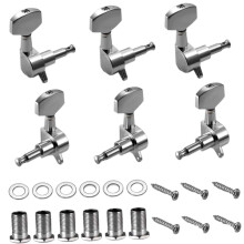 41 Square Head Acoustic Guitar Tuning Pegs, SemiClosed Folk Guitar Machine Heads for Stable Tuning