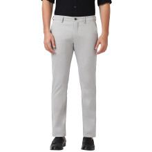 Peter England Heren Mid Rise Slim Casual Pants (Pctfsslbh09611_Grey, 38)