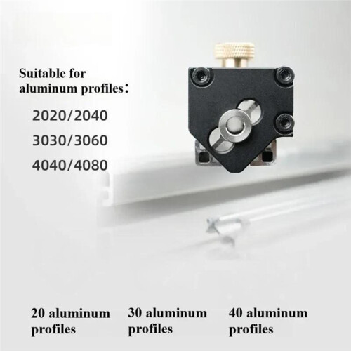 Adjustable Aluminum Profile Tapping Jig for DIY and Household Accessories