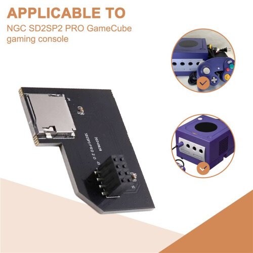 For NGC SD2SP2 PRO GameCube Game Console  SP2 Adapter for SDL Micro /TF Card Reader SD2SP2 for Micro  Card Adapter